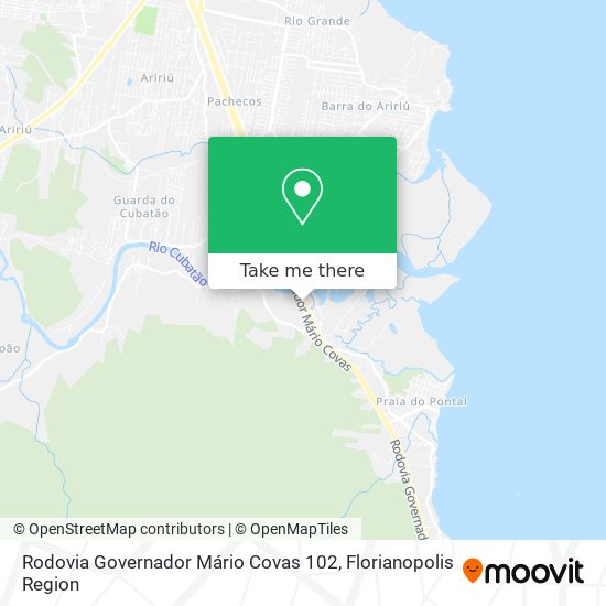 Rodovia Governador Mário Covas 102 map