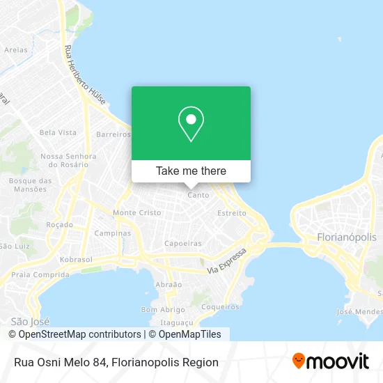 Rua Osni Melo 84 map