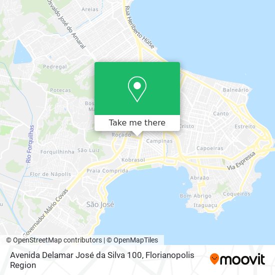 Avenida Delamar José da Silva 100 map