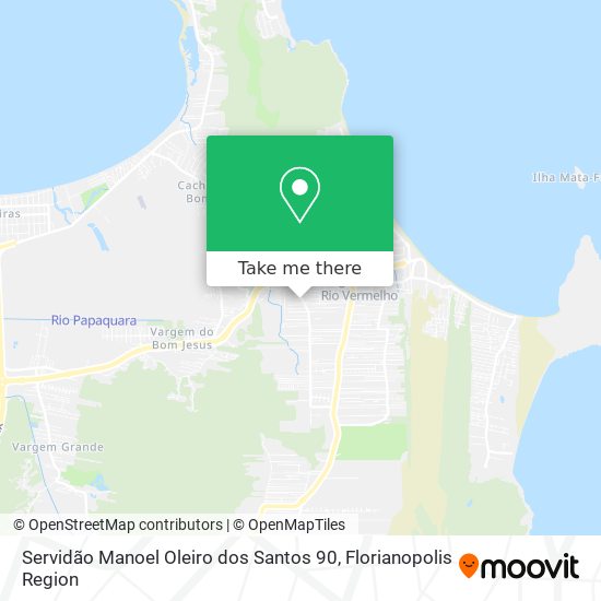 Servidão Manoel Oleiro dos Santos 90 map