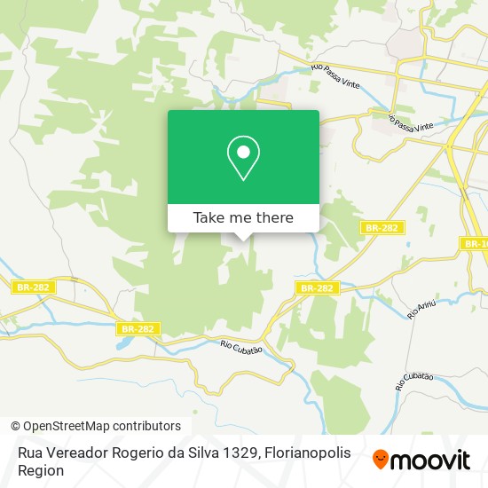 Rua Vereador Rogerio da Silva 1329 map