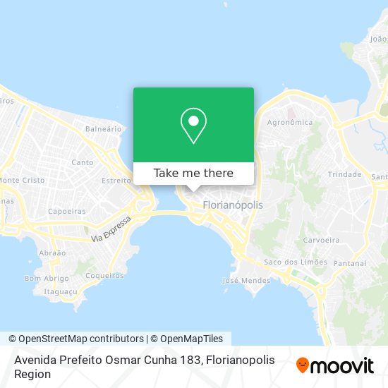 Mapa Avenida Prefeito Osmar Cunha 183