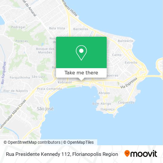 Rua Presidente Kennedy 112 map