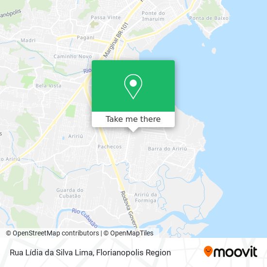 Rua Lídia da Silva Lima map