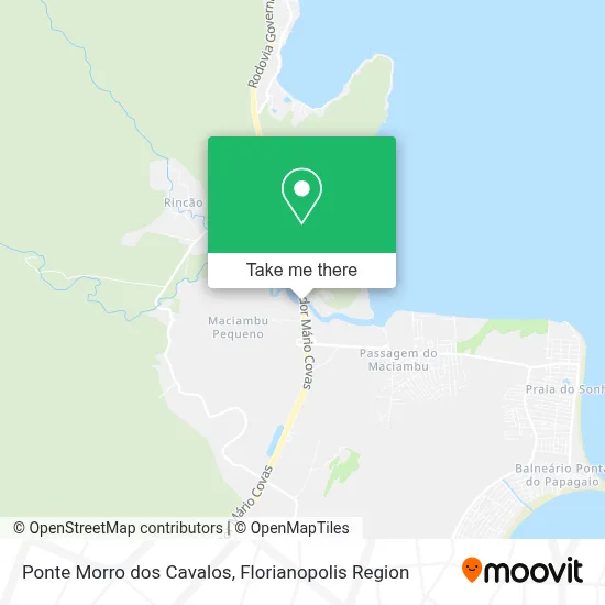 Ponte Morro dos Cavalos map