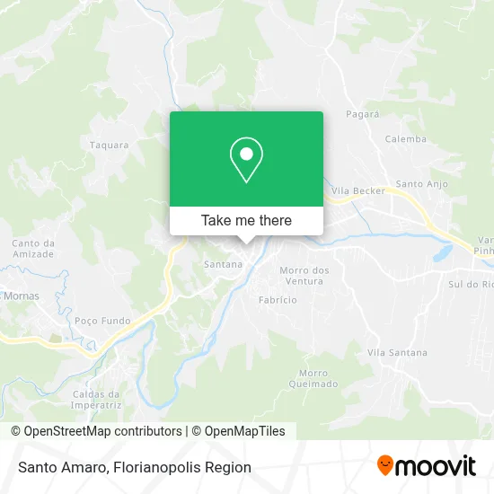 Santo Amaro map