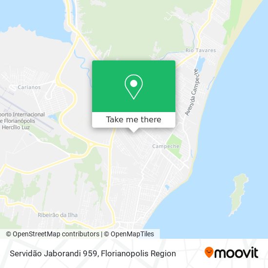 Servidão Jaborandi 959 map