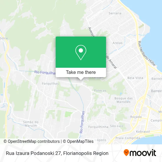 Rua Izaura Podanoski 27 map