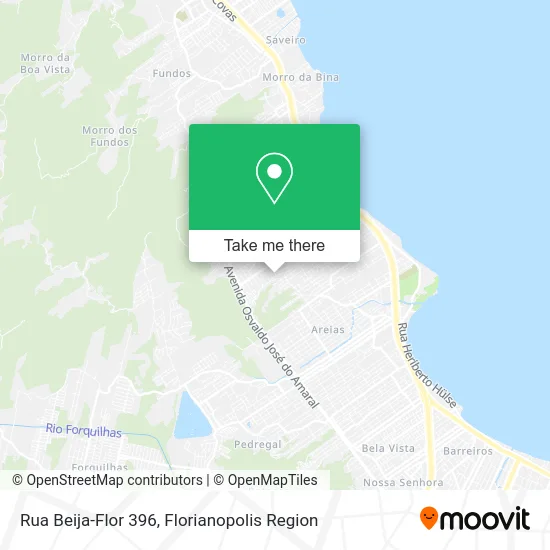 Rua Beija-Flor 396 map