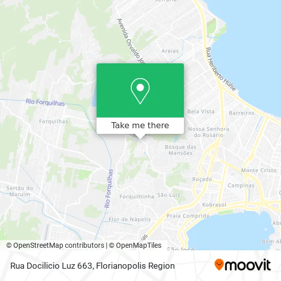 Rua Docilicio Luz 663 map
