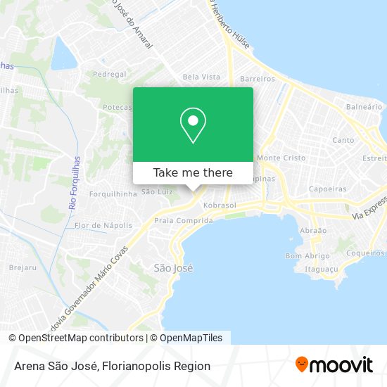 Arena São José map