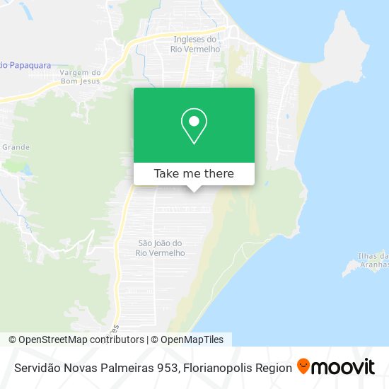 Servidão Novas Palmeiras 953 map