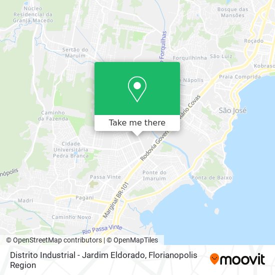 Mapa Distrito Industrial - Jardim Eldorado