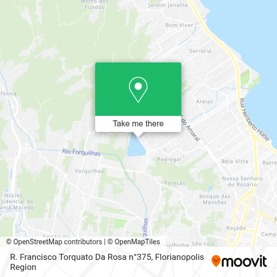 R. Francisco Torquato Da Rosa n°375 map