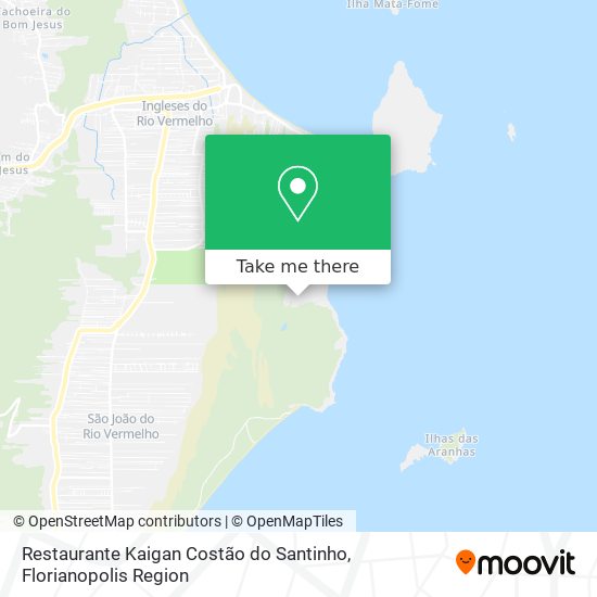 Restaurante Kaigan Costão do Santinho map