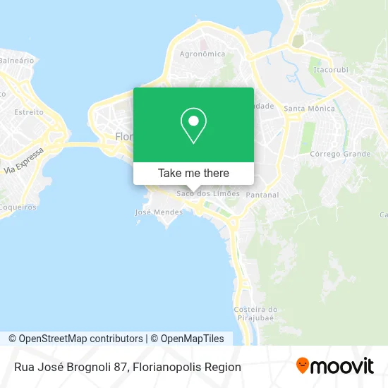 Rua José Brognoli 87 map