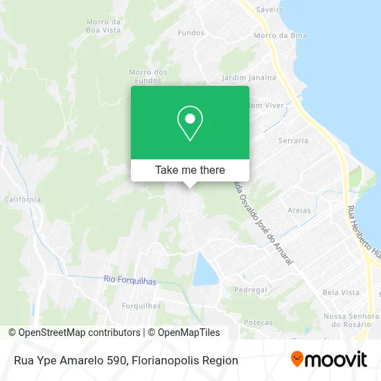 Rua Ype Amarelo 590 map