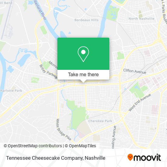 Tennessee Cheesecake Company map