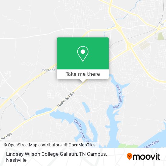 Lindsey Wilson College Gallatin, TN Campus map