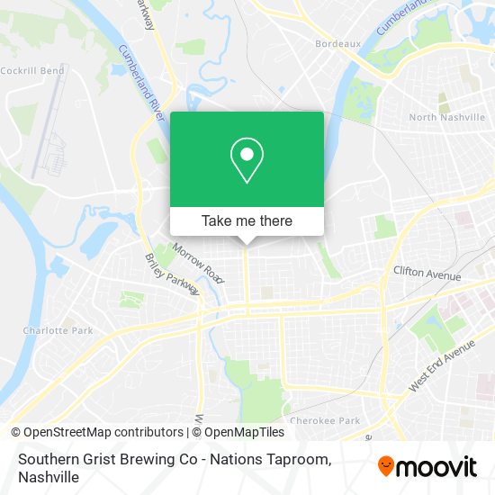 Mapa de Southern Grist Brewing Co - Nations Taproom