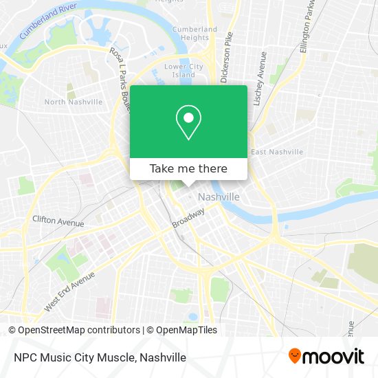 NPC Music City Muscle map