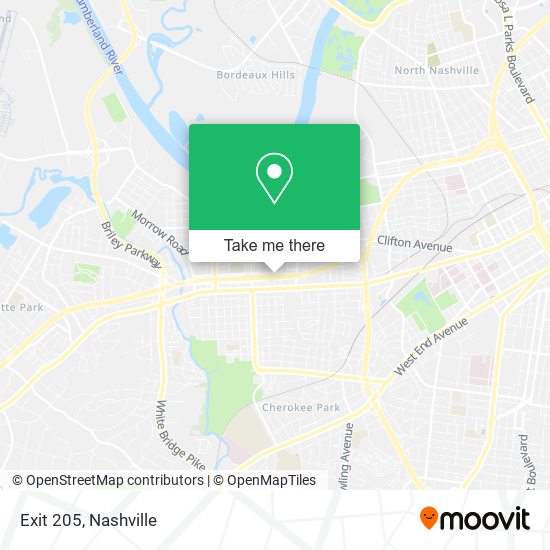 Mapa de Exit 205