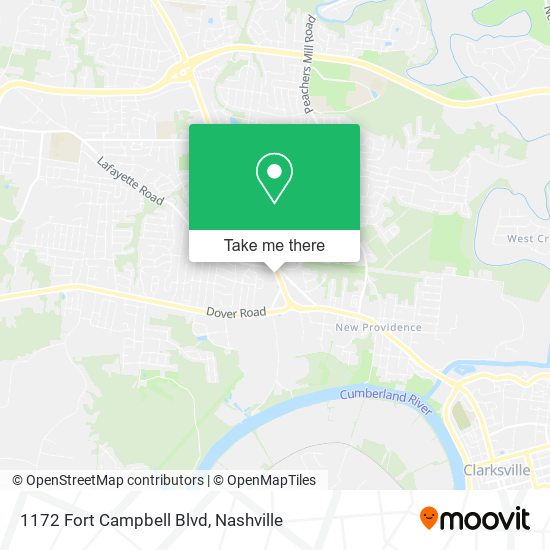 1172 Fort Campbell Blvd map