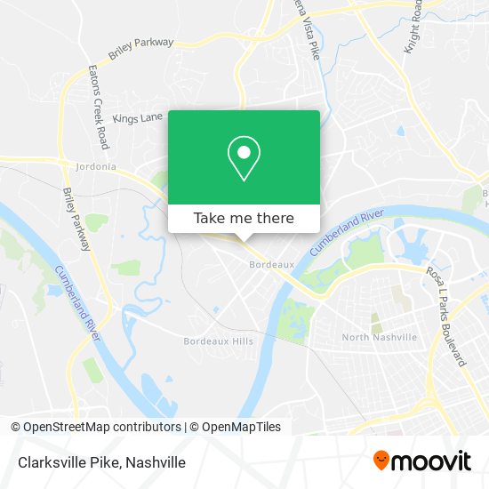 Mapa de Clarksville Pike