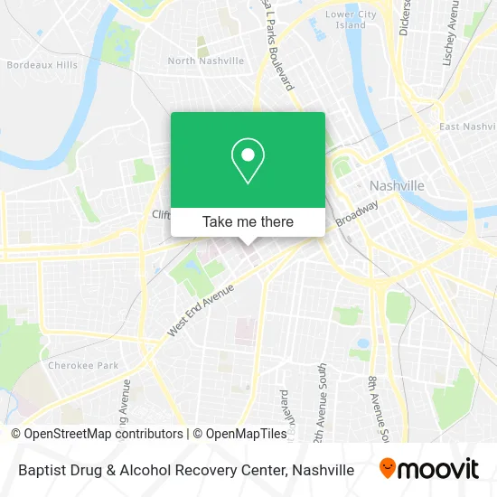 Baptist Drug & Alcohol Recovery Center map