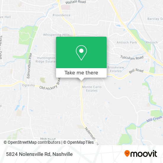 5824 Nolensville Rd map