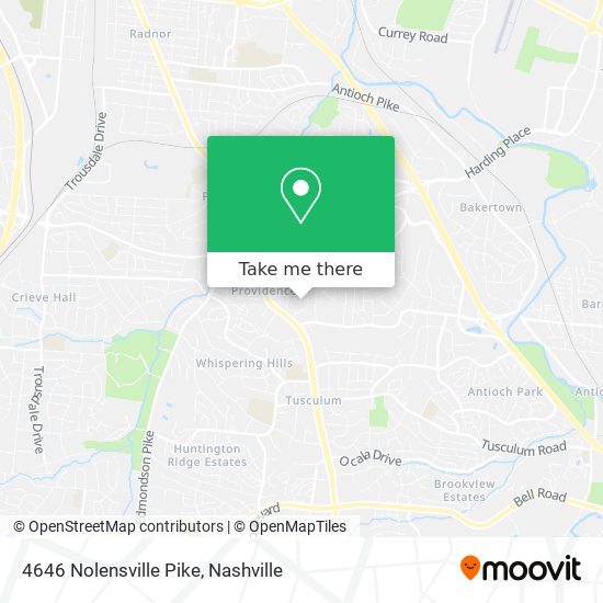 4646 Nolensville Pike map
