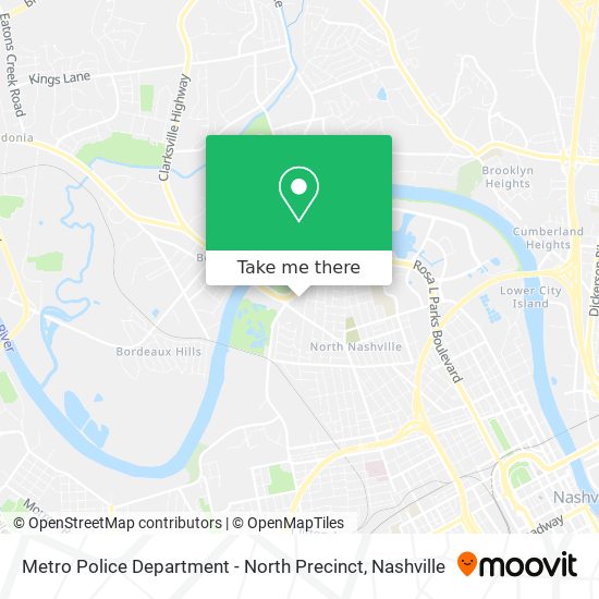 Mapa de Metro Police Department - North Precinct