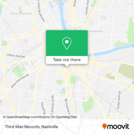 Third Man Records map