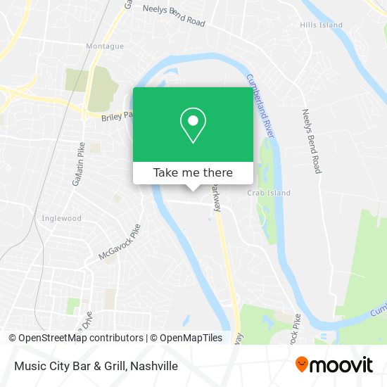 Music City Bar & Grill map