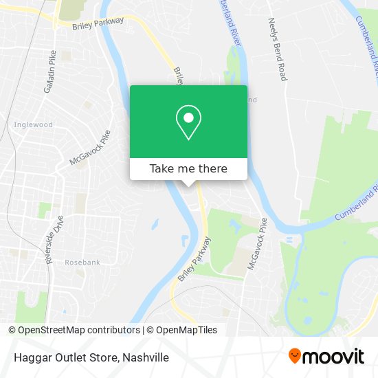 Haggar Outlet Store map