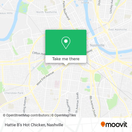 Hattie B's Hot Chicken map