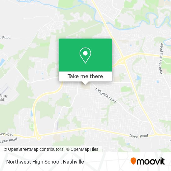 Mapa de Northwest High School