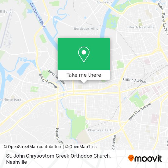 Mapa de St. John Chrysostom Greek Orthodox Church