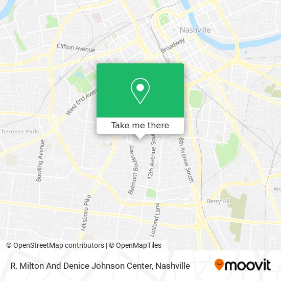 R. Milton And Denice Johnson Center map