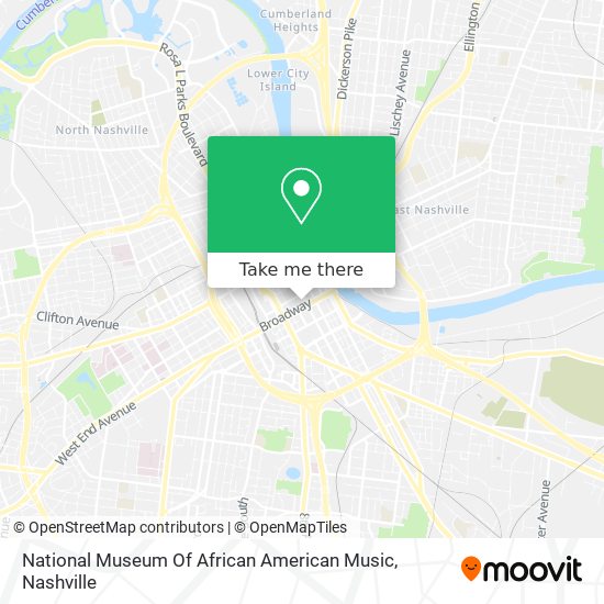 Mapa de National Museum Of African American Music