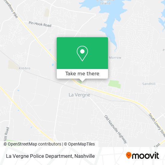 La Vergne Police Department map