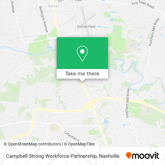 Campbell Strong Workforce Partnership map