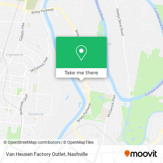 Mapa de Van Heusen Factory Outlet