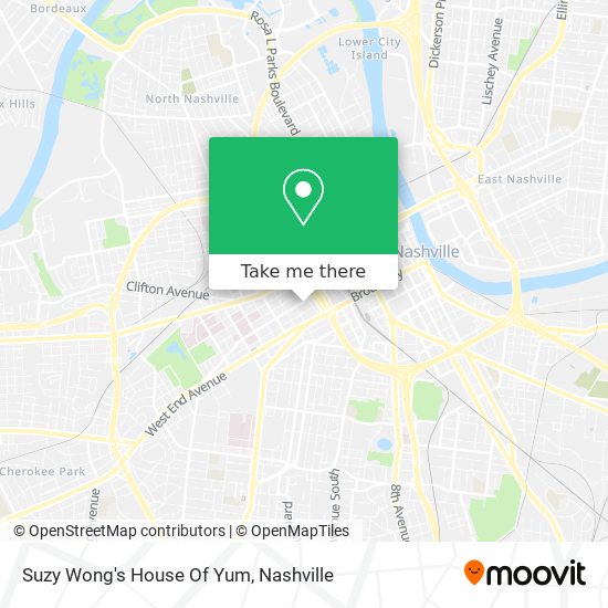 Suzy Wong's House Of Yum map
