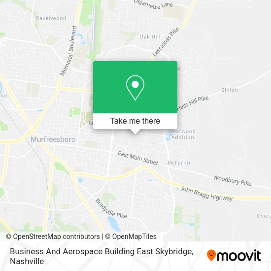 Business And Aerospace Building East Skybridge map