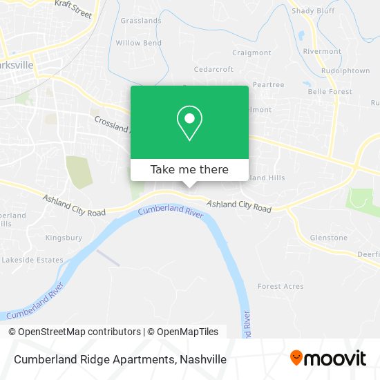 Cumberland Ridge Apartments map