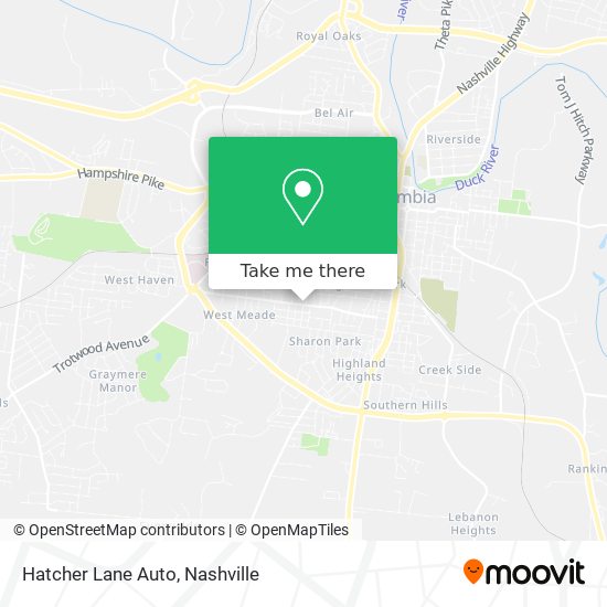 Mapa de Hatcher Lane Auto