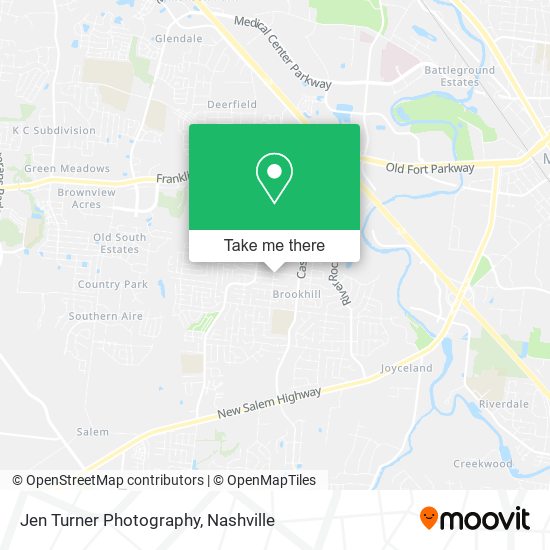 Jen Turner Photography map