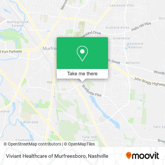 Viviant Healthcare of Murfreesboro map