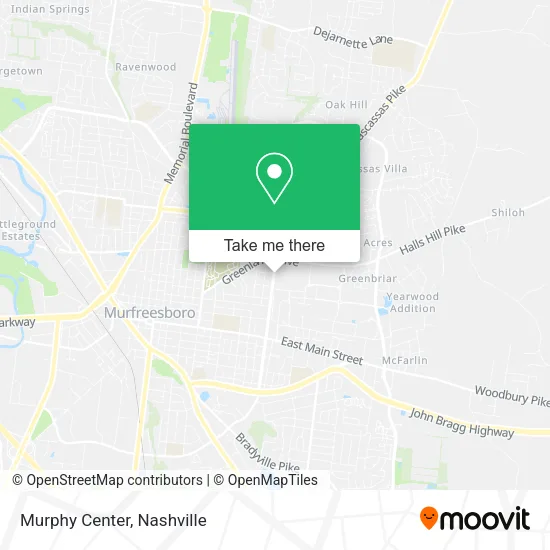 Murphy Center map
